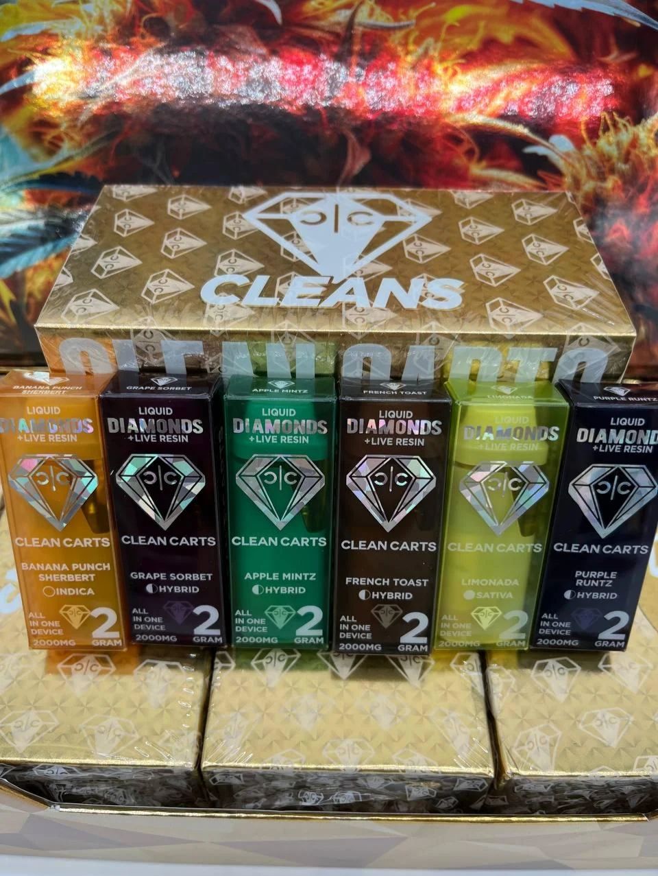 4952074993274039859_121 Clean Carts 2 Gram liquid diamond and live Resin Disposables