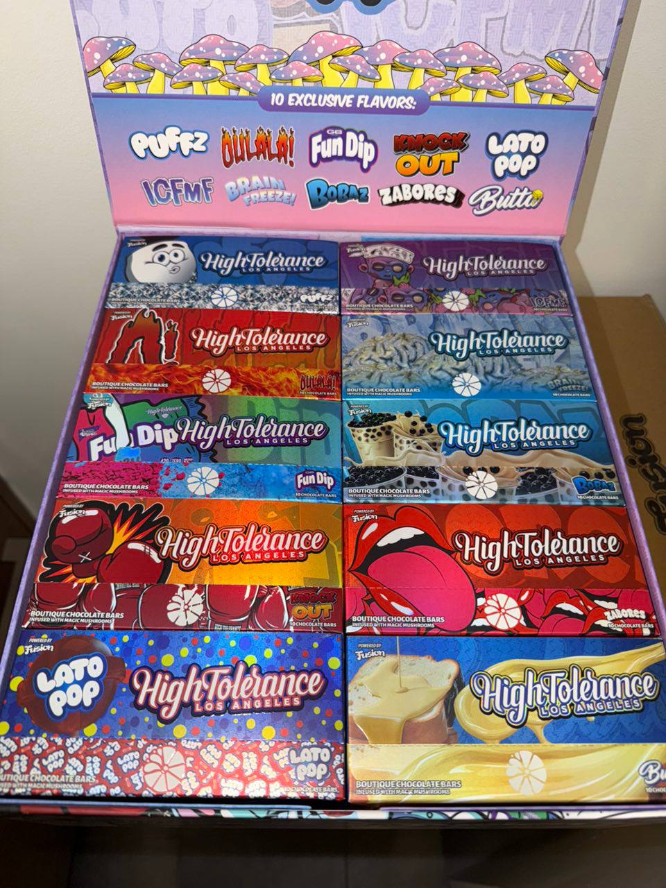 High Tolerance x Fusion Chocolate Bars High Tolerance x Fusion Chocolate Bars