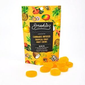 Smokiez Sour Blue Raspberry Fruit Chews